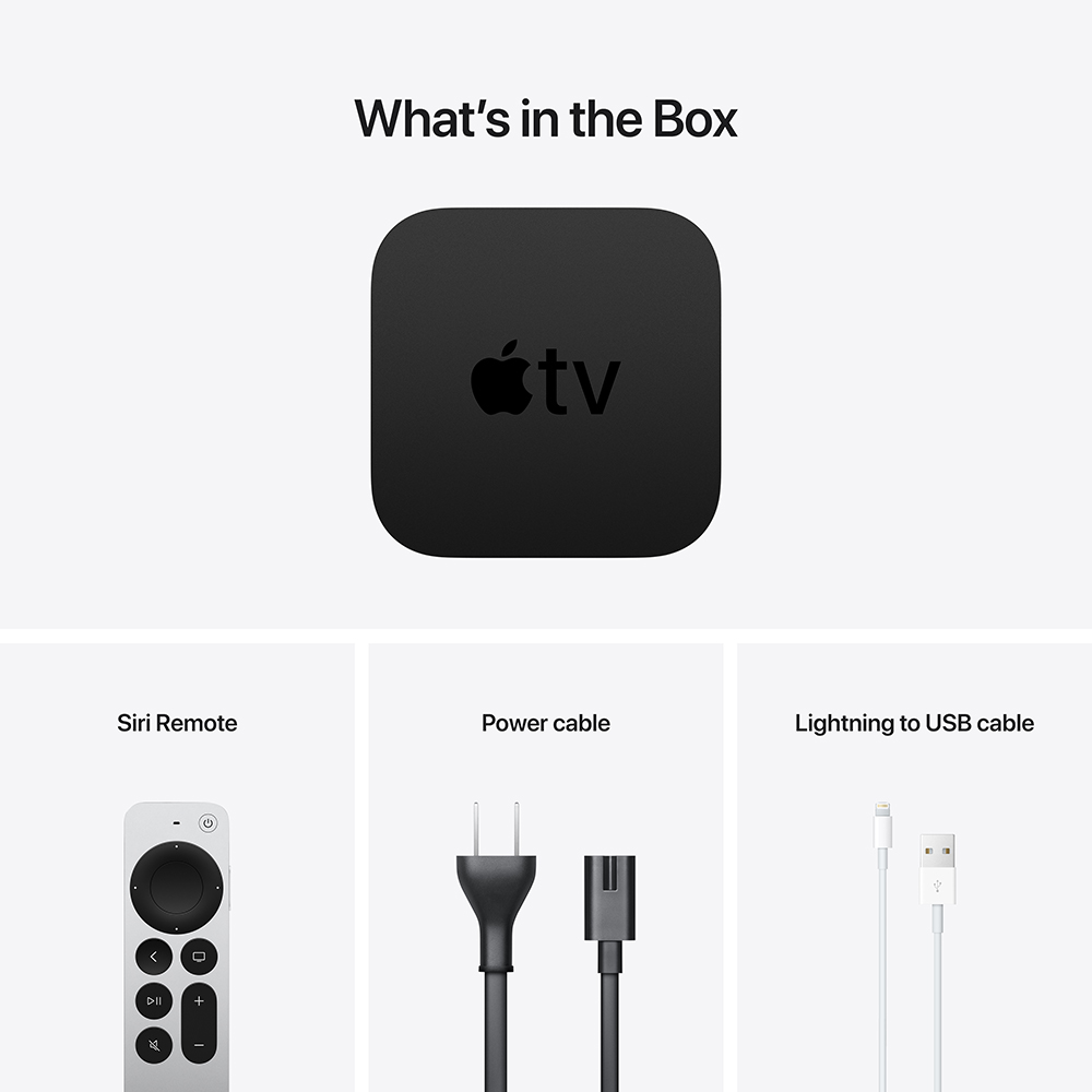 Apple TV 4K Wi-Fi + Ethernet 32GB (Open Box)